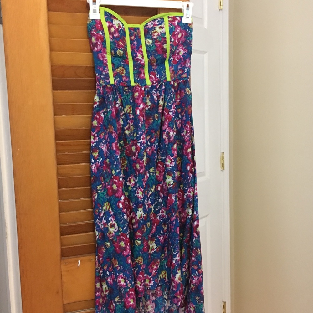 High to Low Floral Dress